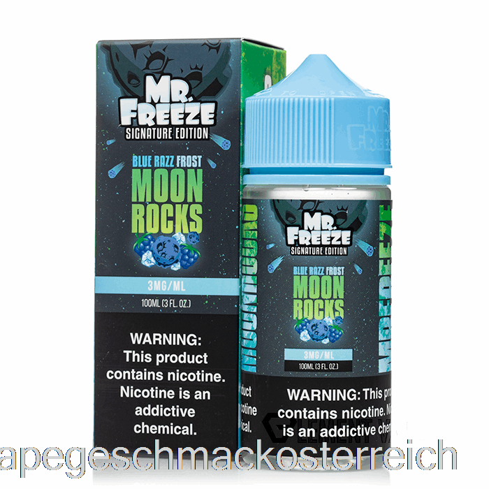 Moonrocks – Blue Razz Frost – Mr Freeze – 100 Ml, 3 Mg Vape-Geschmack